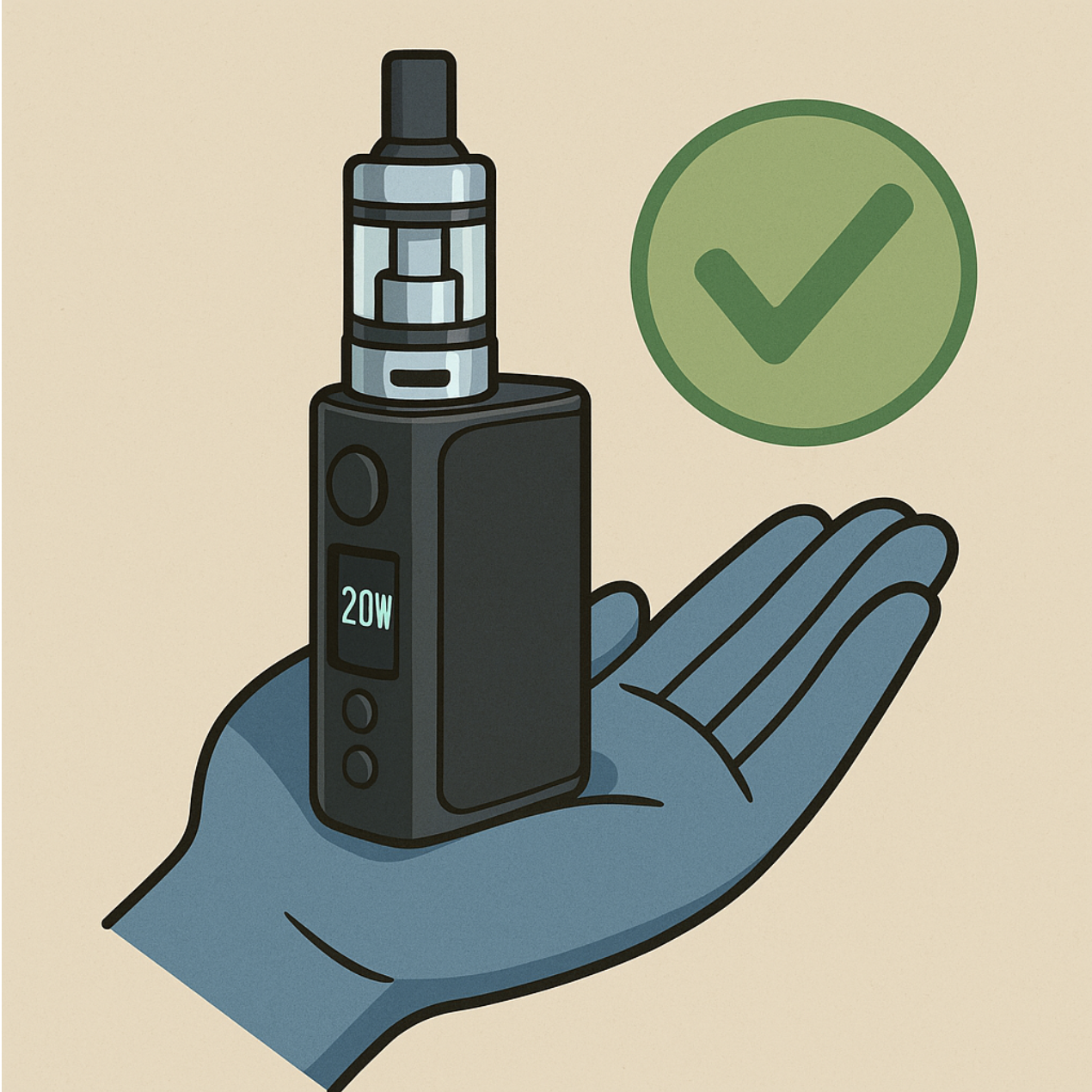 Infographie sur les bonnes pratiques du vapotage pour un débutant